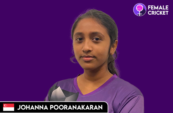 Johana Poornakaran on FemaleCricket.com