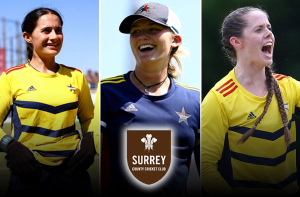 Kira Chathli, Tilly Corteen-Coleman and Dani Gregory to play for Surrey