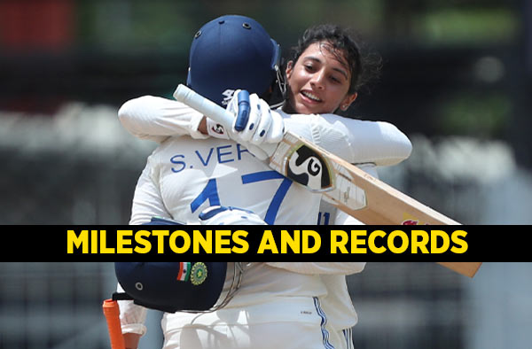 List of 16 Milestones and Records made on Day 1 of India-South Africa Women's Test