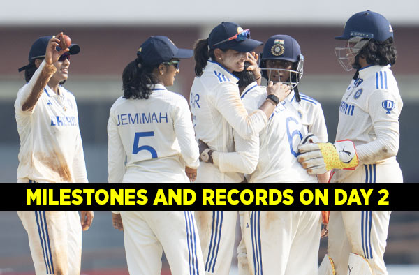 List of 8 Milestones and Records made on Day 2 of India-South Africa Women’s Test