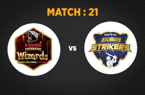 Match 21 Rashmi Medinipur Wizards vs Servotec Siliguri Strikers