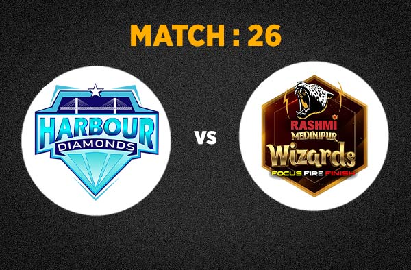 Match 26 Harbour Diamonds vs Rashmi Medinipur Wizards