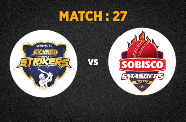Match 27 Servotec Siliguri Strikers vs Sobisco Smashers Malda