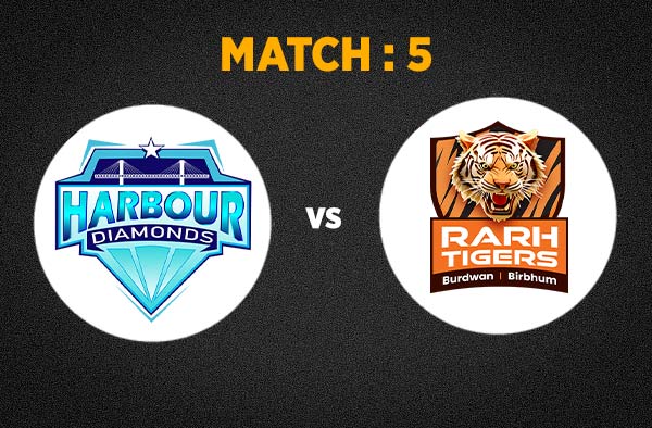 Match 5 Harbour Diamonds vs Shrachi Rarh Tigers