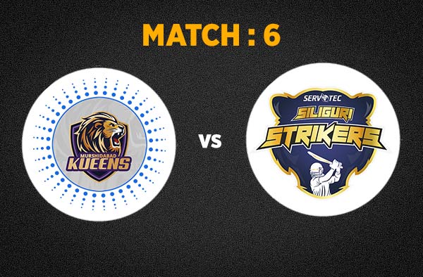 Match 6 Murshidabad Kueens vs Servotec Siliguri Strikers