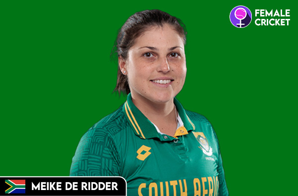 Meike De Ridder on FemaleCricket.com