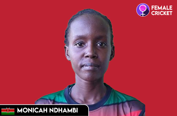 Monicah Ndhambi on FemaleCricket.com