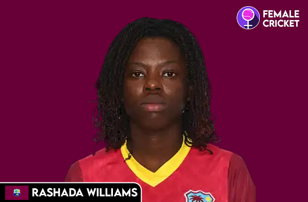 Rashada Williams on FemaleCricket.com