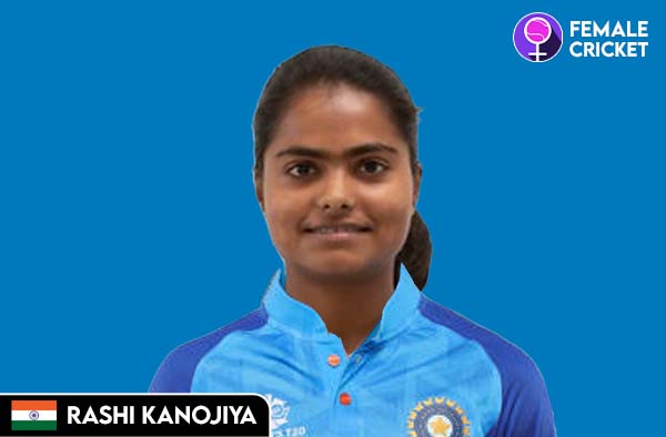 Rashi Kanojiya on FemaleCricket.com