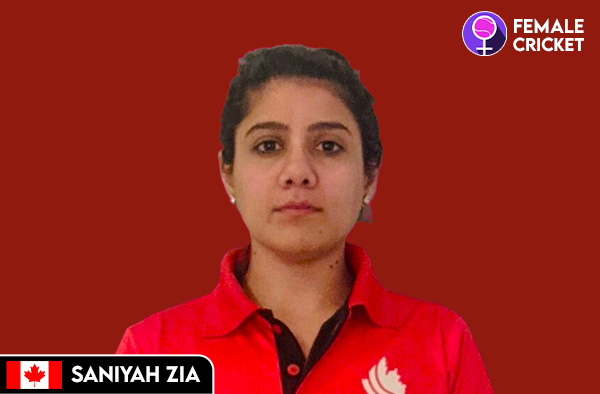 Saniyah Zia on FemaleCricket.com