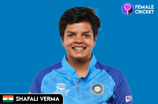 Shafali Verma on FemaleCricket.com