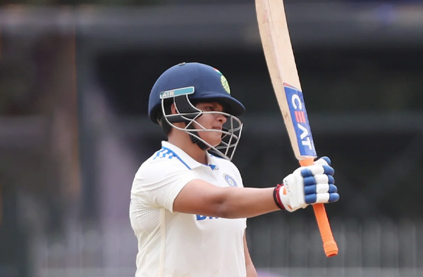 Shafali Verma scores Maiden International Century in Chennai Test