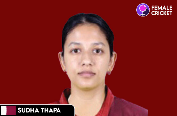 Sudha Thapa on FemaleCricket.com
