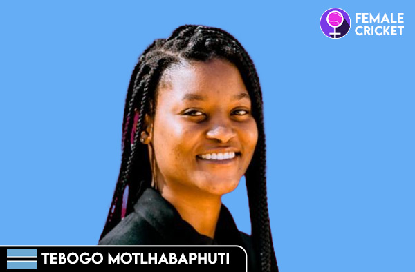 Tebogo Motlhabaphuti on FemaleCricket.com