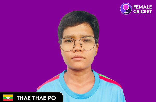 Thae Thae Po on FemaleCricket.com