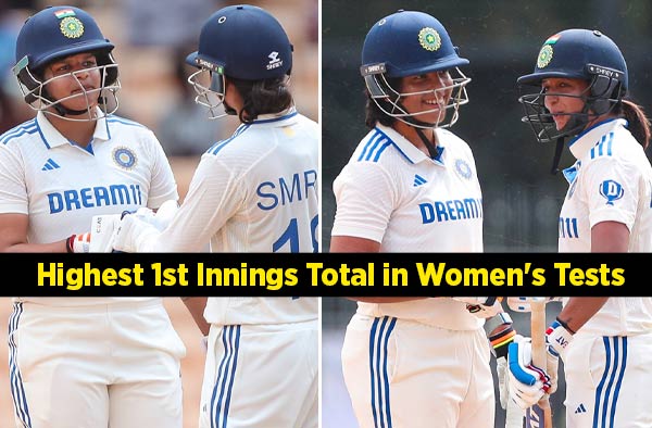 Top 5 - Highest 1st Innings Total in Women's Tests
