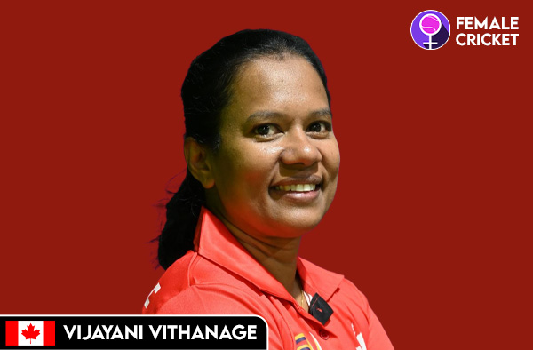 Vijayani Vithanage on FemaleCricket.com