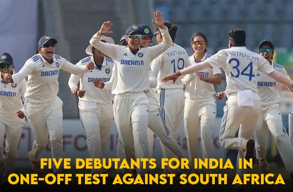 Which 5 Players could made their Test debut for India against South Africa in Chennai