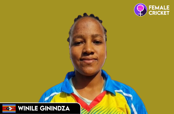 Winle Ginindza on FemaleCricket.com