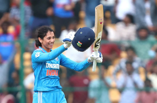 Smriti Mandhana records her Highest Individual Score of 136 in ODIs