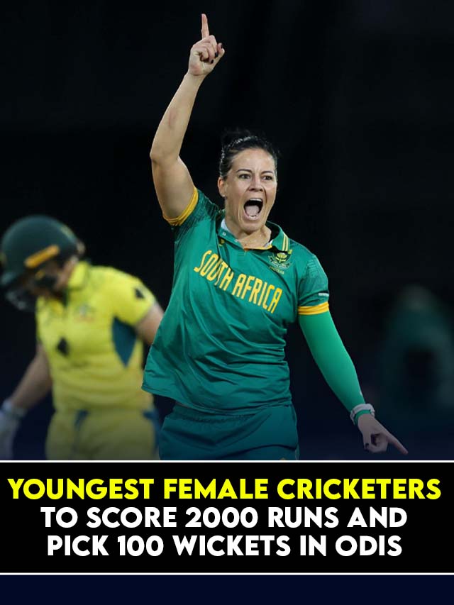 Youngest Female Cricketerto score 2000 runs and pick 100 wickets in ODIs
