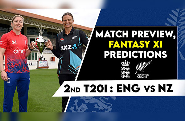 2nd T20I England vs New Zealand