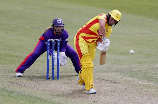 Alana King and Heather Graham bowl Trent Rockets to a comfortable victory against the Northern Superchargers. PC: The Hundred