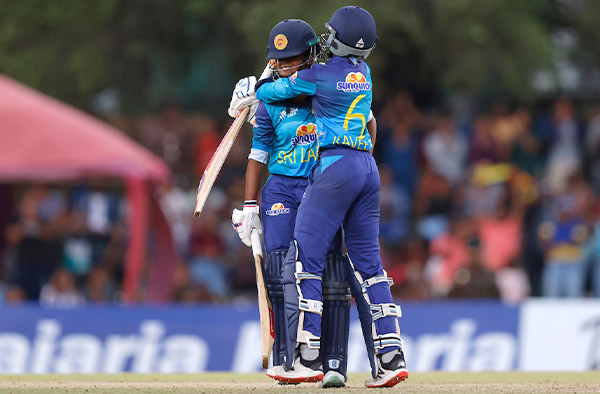 Chamari Athapaththu and Harshitha Samarawickrama lead Sri Lanka to historic ACC Women’s T20 Asia Cup victory. PC: ACC