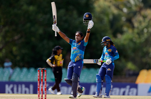 Chamari Athapaththu scores her 3rd T20I century, 1st in Asia Cup