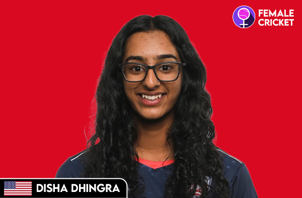 Disha Dhingra on FemaleCricket.com