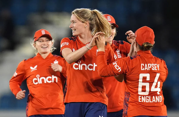 England secured a 2-0 series lead in a rain-curtailed encounter