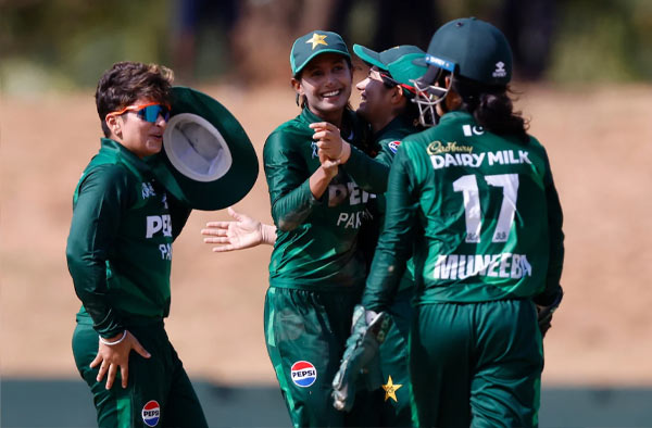 Gull Feroza notches up back-to-back half-fifties to power Pakistan to a thumping 10-wicket victory. PC: ACC