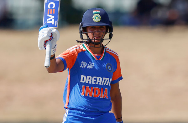 Harmanpreet Kaur surpasses Meg Lanning to become Second-Highest Run-Scorer in WT20I, only behind Suzie Bates now. PC: BCCI