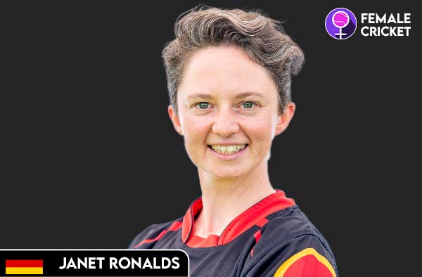 Janet Ronalds on FemaleCricket.com