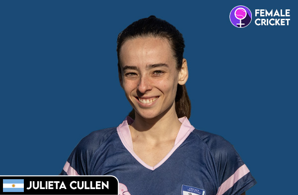 Julieta Cullen on FemaleCricket.com