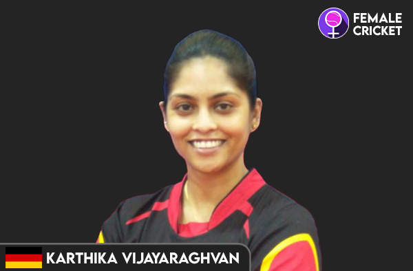 Karthika Vijayaraghavan on FemaleCricket.com