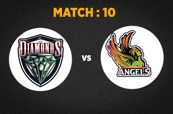 Match 10 Diamonds vs Angels