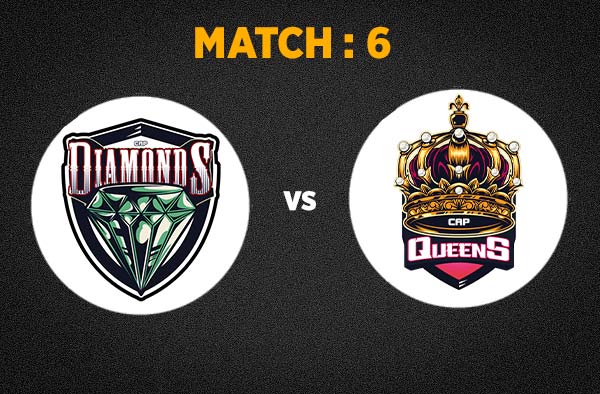 Match 6 Diamonds vs Queens