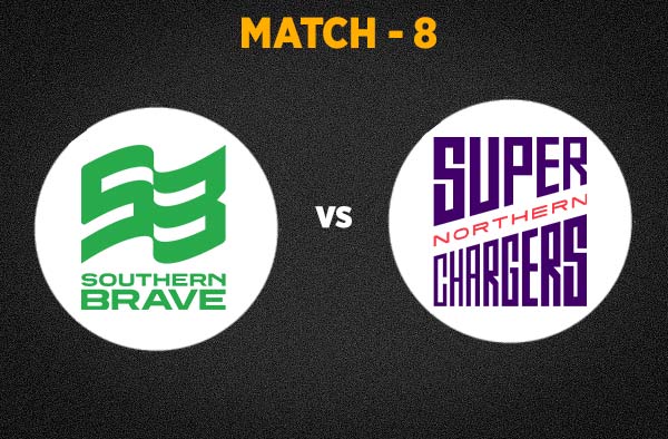 Match 8 Northern Superchargers vs Southern Brave