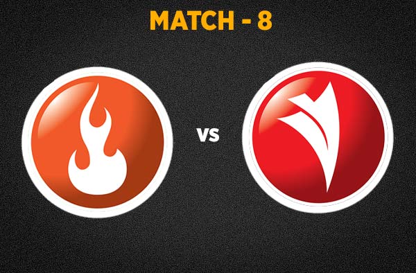 Match 8 Scorchers vs Dragons