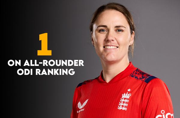 Nat Sciver-Brunt claims top spot in the latest ICC Women’s ODI All-rounder Rankings