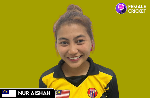 Nur Aishah on FemaleCricket.com