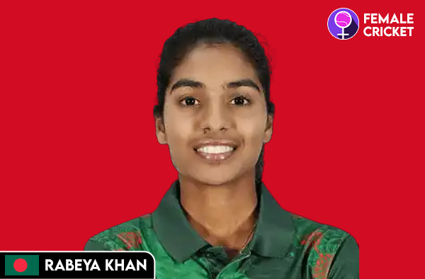 Rabeya Khan on FemaleCricket.com