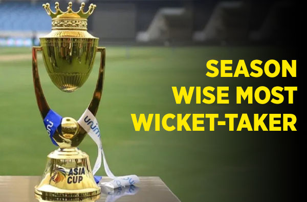 Season-wise Most Wicket Takers in Women's Asia Cup