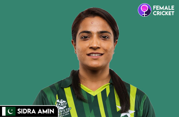 Sidra Amin on FemaleCricket.com