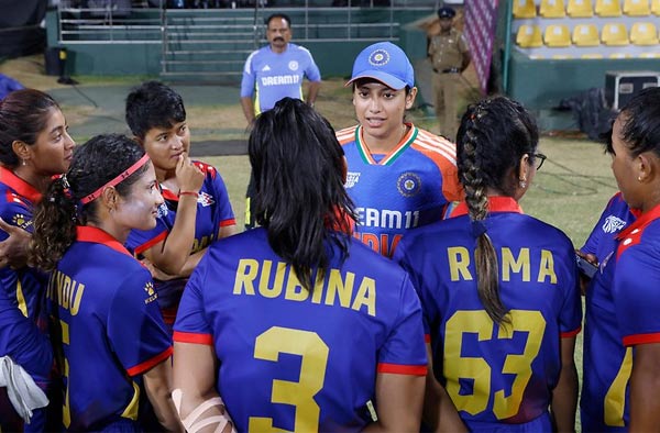 Smriti Mandhana on Nepal - “They played some good cricket, and hopefully, they keep improving”. PC: ACC