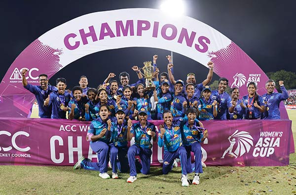 Sri Lanka Cricket announces reward for Women’s Team after Asia cup win. PC: ACC