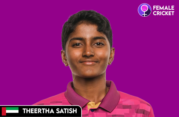 Theertha Satish on FemaleCricket.com