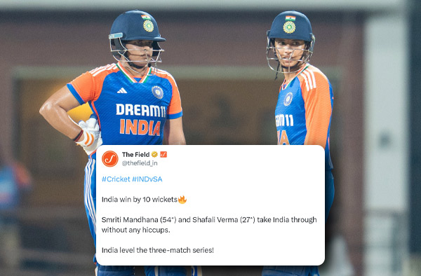 Twitter Reactions India levels T20I series against South Africa, Pooja Vastrakar picks four-fer, Smriti Mandhana scores fifty