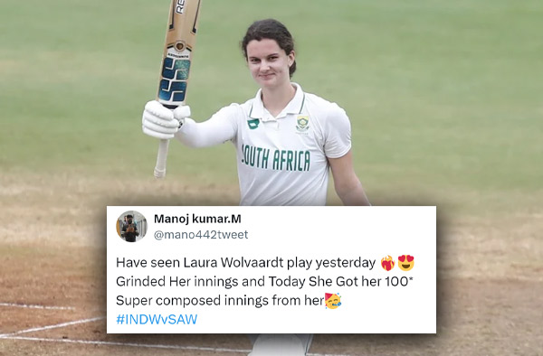 Twitter Reactions Laura Wolvaardt makes history with century across all formats